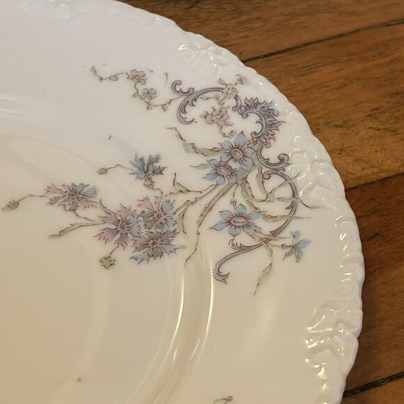 Set of 6 Theo Haviland Limoges France Porcelain China Salad Plates - Picture 5 of 7